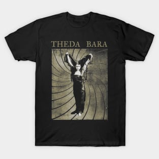 THEDA BARA - Sin - Sepia - Silent and Pre-Code Horror T-Shirt T-Shirt